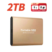 Hot Original 2TB external hard drive 1TB portable external SSD  hard disks high-speed drive external