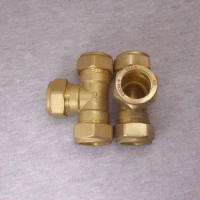 COPPER PIPE FITTINGS ELBOW SOCKET TEE 15mm / 22mm / 28mm ( Brass  Compression Pipe Fittings)