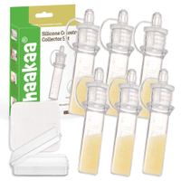 Haakaa Silicone Colostrum Collectors Set With Clear PP Storage Case 4 Ml6 PK