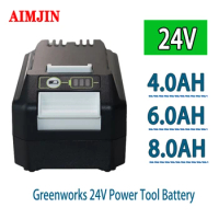 100% brand new Li-ion Rechargeable Battery Replacement 24V 4.0/6.0/8.0Ah For Greenworks Power Tools