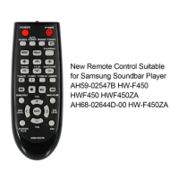 Remote Control Compatible for Samsung Soundbar Player AH59-02547B HW-F450 HWF450 HWF450ZA AH68-02644D-00 HW-F450ZA Controller