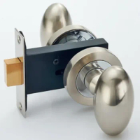 Double side Sliding Door Lock Interior Bathroom Lavatory Hook Invisible Move Door Lockset