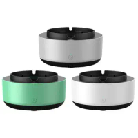 Air Purifier Ashtray Decorative Ashtray With Filter 2 In 1 Smokeless Ashtray USB Rechargeable Ashtray For Gift Home Outdoor