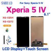 6.1 inch Super AMOLED For Sony Xperia 5 IV LCD Display Touch Screen Digitizer Assembly For Sony x5iv XQ-CQ54 XQ-CQ72 Replacement
