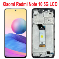 6.5"For Xiaomi Redmi Note 10 5G LCD Display Touch Screen Digitizer Assembly Replacement For Redmi Note 10 5G LCD With Frame