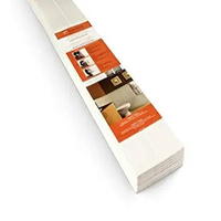 Vinyl Wainscoting Panel Kit Easy Install Home Improvement White PVC Moulding Set