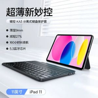 #N_A - 【智能雙面夾】iPad妙控鍵盤2025新款適用蘋果Air7平板6保護套5Pro11寸13一體健盤10代三9藍牙外接智能官方