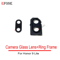 10PCS NEW For Huawei Honor X9 9 Lite Mate 20 30 20 pro 30 pro 40 pro Camera Lens Glass With Frame Replacement Parts