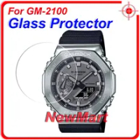3Pcs Glass Protector For GM-2100 GA-2100 GA-2000 GA-2110 GA-2200 GM-S2100 GMA-S2100 GA-900 MTG-B200 Tempered Protector For Casio