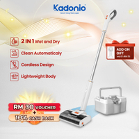 KADONIO 2 in 1 Wet And Dry Vacuum Cleaner Self Cleaning Cordless Mop Smart Wireless Floor Washer wit