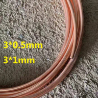 3x0.5mm 3x1mm 3mm od 2mm 1mm air conditioner T2 copper tube coiler Purple copper pipe cooling coil coiled-cooling pipe cold coil