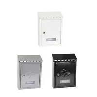 Wall Mounted Mailbox Letterbox Mail Boxes Outdoor for Porch Gate Home Office