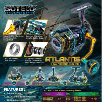 Sotelo Atlantis spinning reel SW 4000 HG & PG