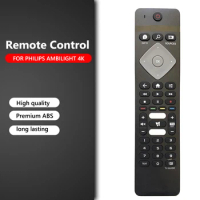 Remote Control BRC0884301 Television Remote Control Infrared Replacement for Philips 4K Ultra UHD Android