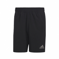 adidas 短褲 3-Stripes Shorts 男款 愛迪達 三線 抽繩 吸濕排汗 膝上 黑 白 HC3068