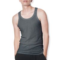 【YG 天鵝內衣】6件組 舒適優質透氣羅紋背心-速(灰色/背心/男內衣)