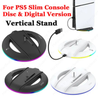 Vertical Stand Console Stand for PS5 Slim Console Disc and Digital Base Stand Replacement for Playstation 5 Slim Console