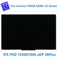 Original 13.3'' LCD Touch Screen Assembly FHD 1920x1080 For Lenovo YOGA C630-13 C630-13Q50 81JL P/N: ST50R32709 5D10S39556