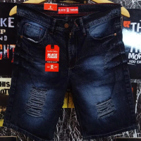 BISA BAYAR DI TEMPAT (COD) Celana Jeans Pendek Sobek Pria Size 28-33 / Celana Jeans Pendek Model Sob
