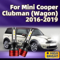 2Pcs Car LED Headlight H4 50000LM Auto Lamp 6000K White For Mini Cooper Clubman (Wagon) 2016 2017 2018 2019