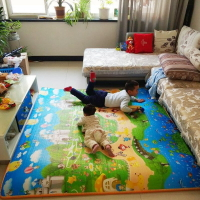 可愛卡通小孩子坐地墊子鋪墊放地上睡覺的床墊兒童鋪地下的海綿墊