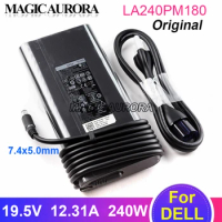 Original 19.5V 12.31A 240W Laptop Charger Adapter For Dell Alienware M17X M18X R1 R2 R3 R4 R5 R6 GAMING Notebook Power Supply