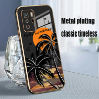 sunset coconut tree phone case for Xiaomi Poco X3 GT,sunset pattern,cute,TPU material,fashion,Stylis