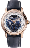 CONSTANT 康斯登 自製機芯經典 Worldtimer 限量 世界時區18K金 機械男腕錶(FC-718NWWM4H9)-42mm-藍面皮革【刷卡回饋 分期0利率】【APP下單點數13倍送】