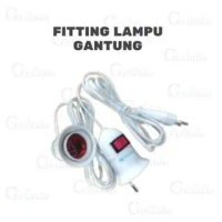 fitting gantung E27, fitting lampu gantung, fitting bohlam gantung, dudukan lampu gantung, fitting l