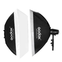 Godox 50x70cm/20*28" 60x60cm/24*24" 60x90cm/24*35" Universal 98mm Mount Softbox for Studio Flash Strobe K150A K180A 250DI 300SDI