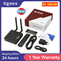 NEW Ugoos AM8 PRO TV BOX Amlogic S928X DDR4 4GB RAM 32GB ROM Android 11 Support AV1 CEC HDR WiFi6E 1000M OTG BT5.3 Set Top Box