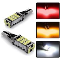 หลอดไฟหรี่ ไฟถอย LED 45SMD ขั้วT10/T15 สําหรับติดรถยนต์ และมอเตอร์ไซค์ สว่างมาก (0123)