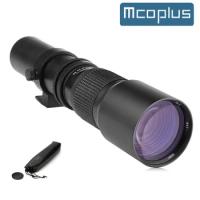Mcoplus 500mm f8.0 Manual Telephoto Lens for Sony NEX E Mount NEX-5 NEX-6 NEX-7 NEX-5T NEX-5N NEX-5R A6400 A6500 A6700 A6300