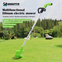 Electric Mower, Mower, Lawn Mower, Rechargeable Lithium Battery Lawn Mower, Backpack Garden Multifunction
