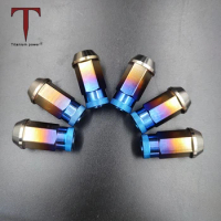 Factory price titanium bolt GR5 M12 colorful titanium flange bolts