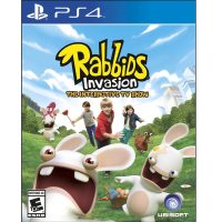 【SONY 索尼】PS4 瘋狂兔子全面侵略 TV 互動遊戲 英文美版(Rabbids Invasion)