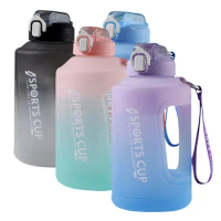 2.3L Sports Water Bottle Portable Large Capacity Sports Kettle Outdoor Travel Space Cup Fitness Running Gym Training Water Cup