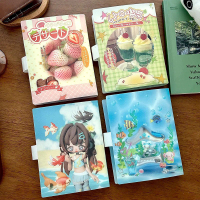Waka Waka A6 Sticker Collection Book Summer Album Journal Scenery Sticker Collection Vintage Desktop