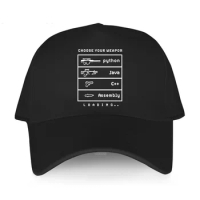 Unisex Breathable Baseball cap Computer C Language Java Programmer CHOOSE YOUR WEAPON man fashion printed hat Boyfriend hats