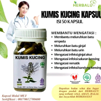 Kapsul Kumis Kucing Original Herbal ( Infeksi Saluran Kemih, Ginjal, Asam Urat)
