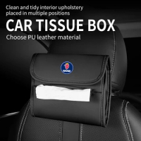 For SAAB 9-3 93 9-5 9 3 9000 9 Multifunction creative automobile tissue box Back-hung tissue bag automobile back-hung paper box