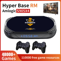 4K Retro Video Game Console S905X4 Retro Monster Game Box Built-in 48000 Games For PSP/PS1/Sega Saturn/SNES Android 11.0 TV Box