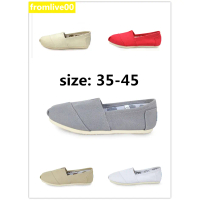 รองเท้าไม่มีส้น, สำหรับผู้ชายและผู้หญิง, Toms Thomas, รองเท้าผ้าใบ, สีทึบ, แบน, รองเท้าคู่ลำลอง, [พร