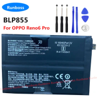 4500mAh BLP855 New Original High Quality Battery For OPPO Reno 6 Reno6 Pro 5G Mobile Phone Batteries