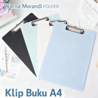 Papan Jalan / Clipboard A4 Plastik Warna Pastel Aesthetic - Bisa Digantung, Ringan & Anti Air untuk 
