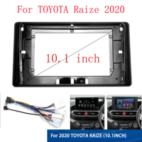For 2020 TOYOTA RAIZE (10.1INCH, UV) Car Radio Fascias Head Unit 2 Din DVD GPS MP5 Frame Android Player Dash Panel Cover Trim