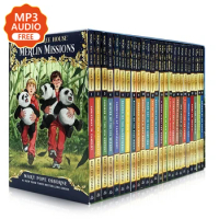 25 Books/set MagicTree House Merlin Missions English Reading Story Books Children Adventure Science Chapter Book for Kids
