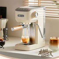 內地直送 - KFJ-N12V1咖啡機小型半全自動蒸汽打奶泡一體機辦公室煮