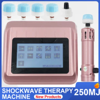 Portable Shockwave Therapy Machine For Joint Pain Relief ED Treatment Shock Wave Relaxation 250MJ Physiotherapy Massager New