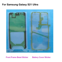 For Samsung Galaxy S21 Ultra Back Battery cover Sticker LCD Screen Front Frame Bezel 3M Glue S21Ultra Double Side Adhesive Tape